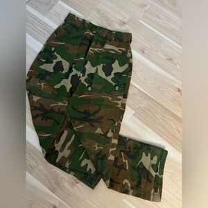 VINTAGE Camo Army Pants Trousers